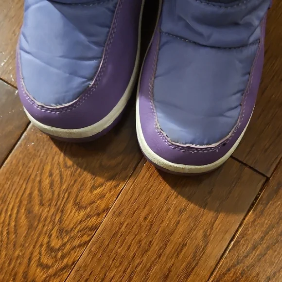 Adorababy Little Girls Snow Boots in Purple - Picture 5 of 9